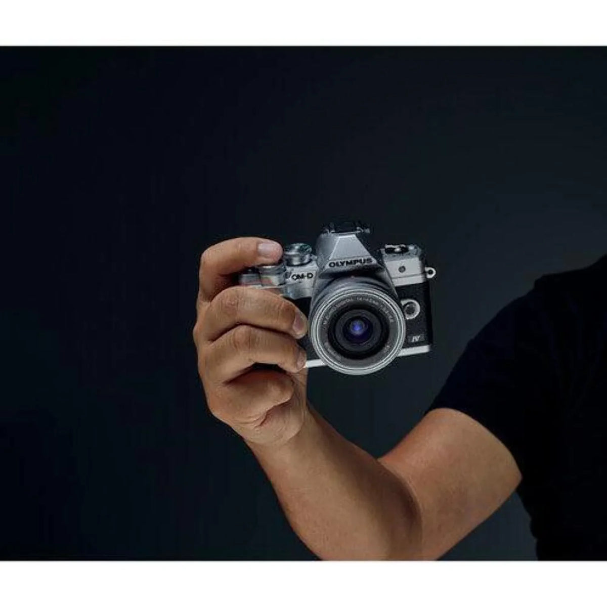 E-M10 IV OM-D Only, Mark Megapixel Mirrorless Olympus Body Silver 20.3 Camera