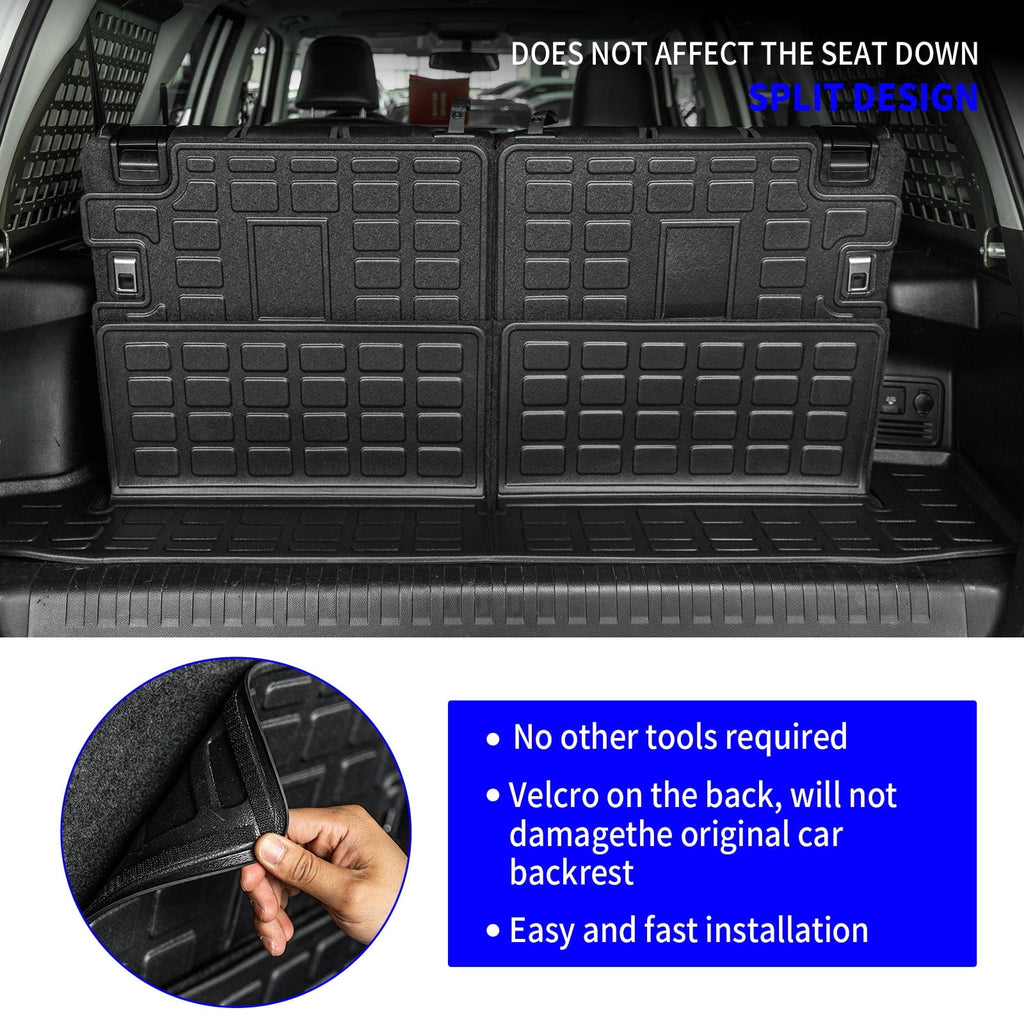 2013-2023 Mat Mats+Trunk 7 Liner 4Runner Cargo Seats Row Toyota Mats) (3rd Mat+Floor Trunk Fit Backrest