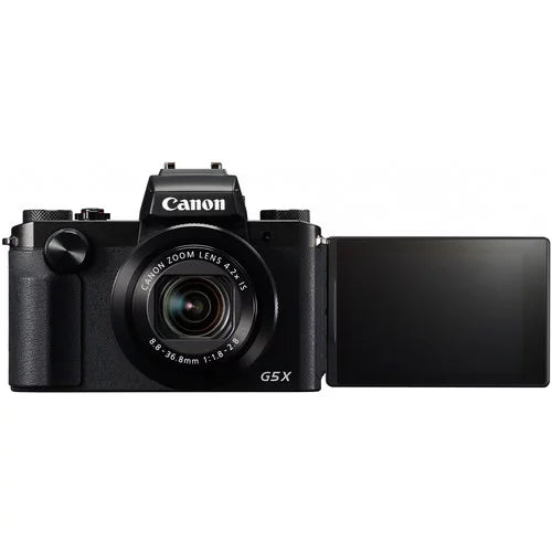 Card, G5 Kit (0510C001), Soft Reader, Digital Strap, Bag, Memory Deluxe Card Flex 64GB (International Cleaning Canon X Tripod, Hand Wallet, Model) Camera PowerShot