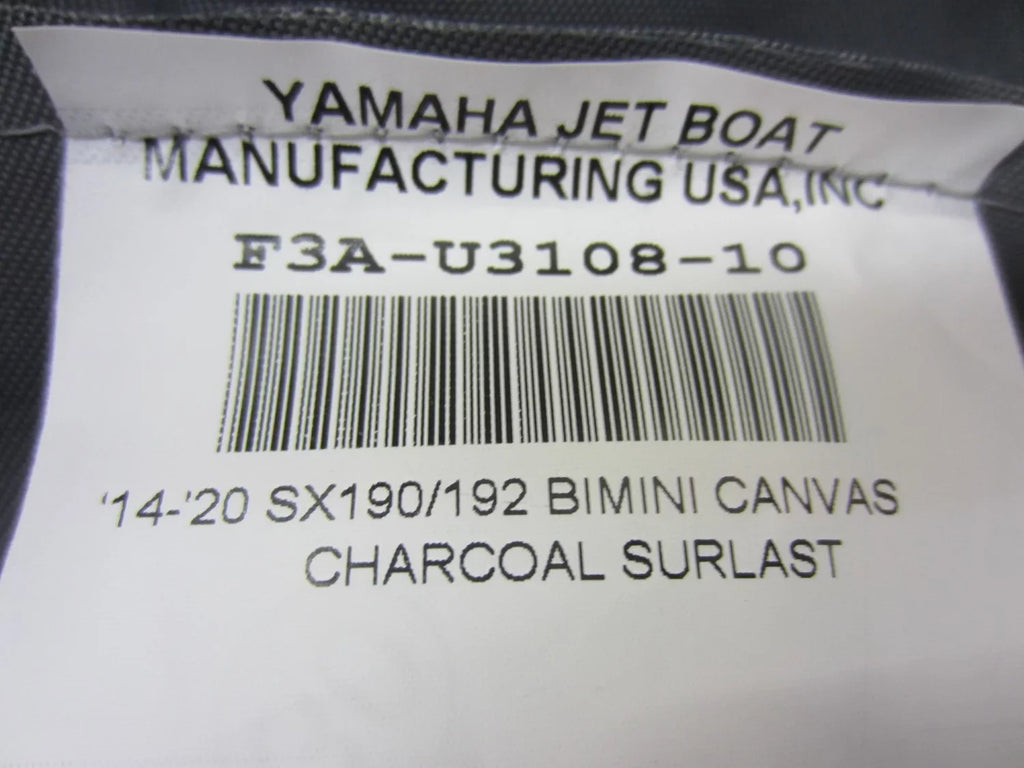 Boot Yamaha Bimini OEM Top Cover Black, F4C-U3119-00-00 New