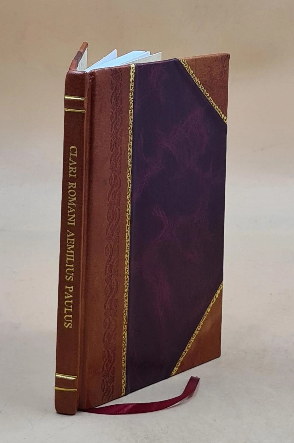 Bound] 1911 Paulus romani, Aemilius Clari [Leather