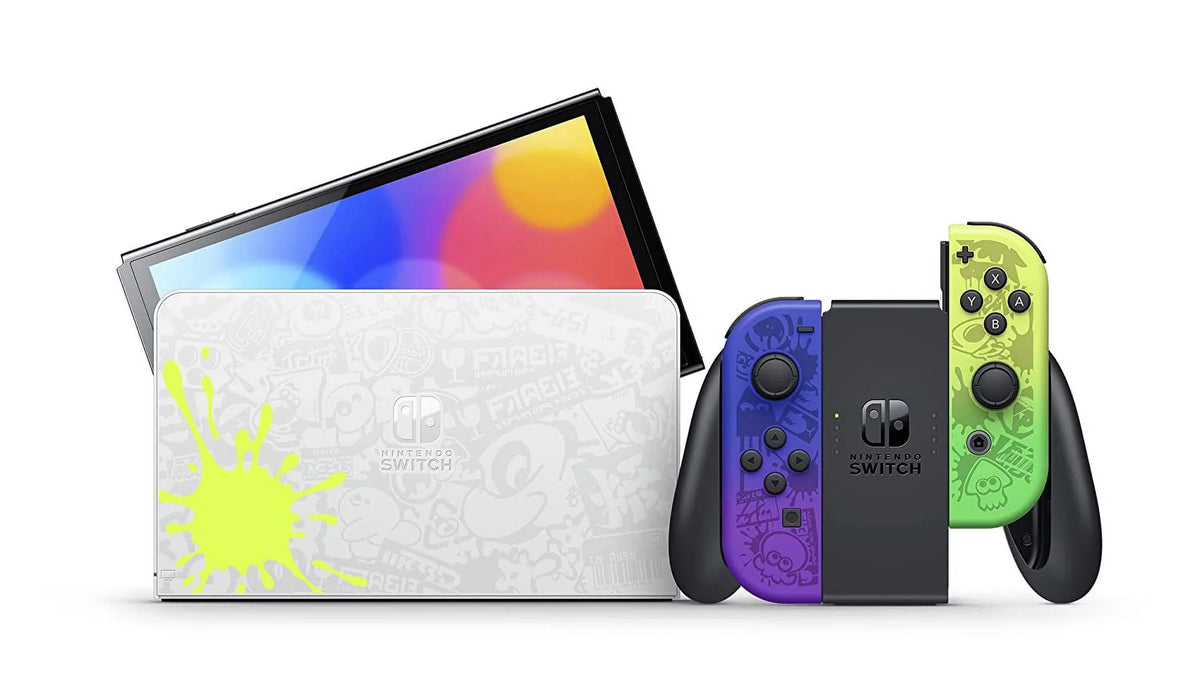 Special Nintendo Switch- Japanese 3 Splatoon OLED design Edition
