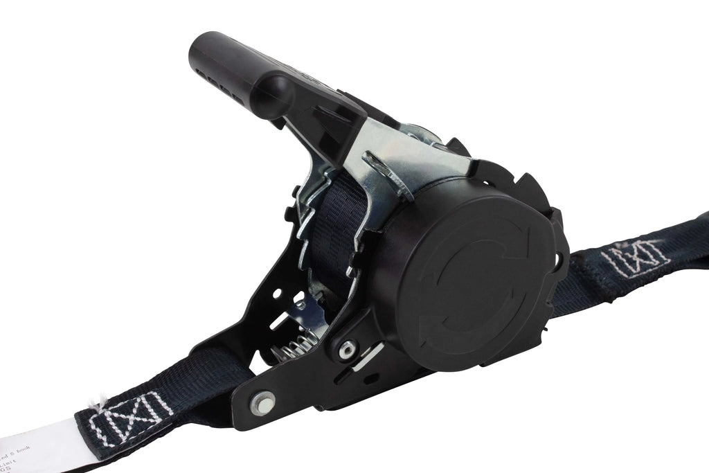 Ratchet Motorcycles, NO-RATCHETING Retract Retractable Secure Tie-Down Hook Coated Trailer for Bikes: Pack with 1" x 8 | Tiedowns Straps Straps S ATVs, & Auto 12' Pickup Ratchet Tight -