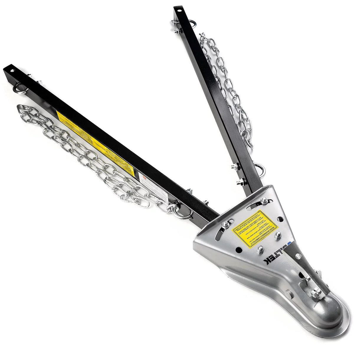 Universal lbs. Trailer Towing Ball with Tow 2x Adjustable Chains 2" Hitch, Capacity 5000 for Bar Safety Biltek