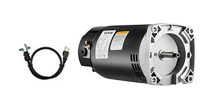 Motor, , Motor 7.88/15.5 230/115 Replacement rpm, 1.1 Factor, Pool 1.5 Service amps, Enclosure, Square Motor, ODP PSC, volts, Flange VEVOR Pool 1 Pool Frame, Pump speed, 3463 Kit 56Y Swimming