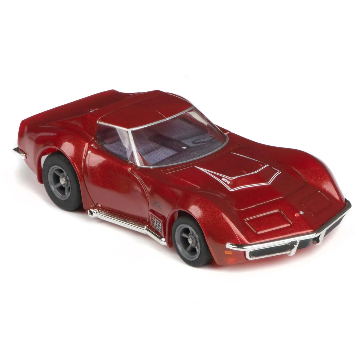 Red Racing LT1 AFX22038 AFX/Racemasters HO Cars Slot 1970 Corvette Metallic