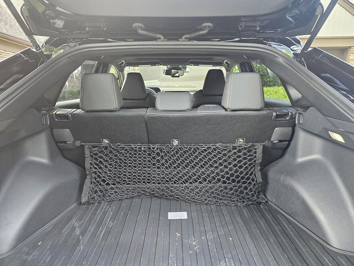 2023-2024 bZ4X Cargo – Nets Car Organizer Vehicle TOYOTA SUV Carrier bZ4X Qty)Trunk Mesh Cargo – Trunk Nets EA(2 for Style Storage with Compatible for Envelope TOYOTA Premium EACCESSORIES Organizer –
