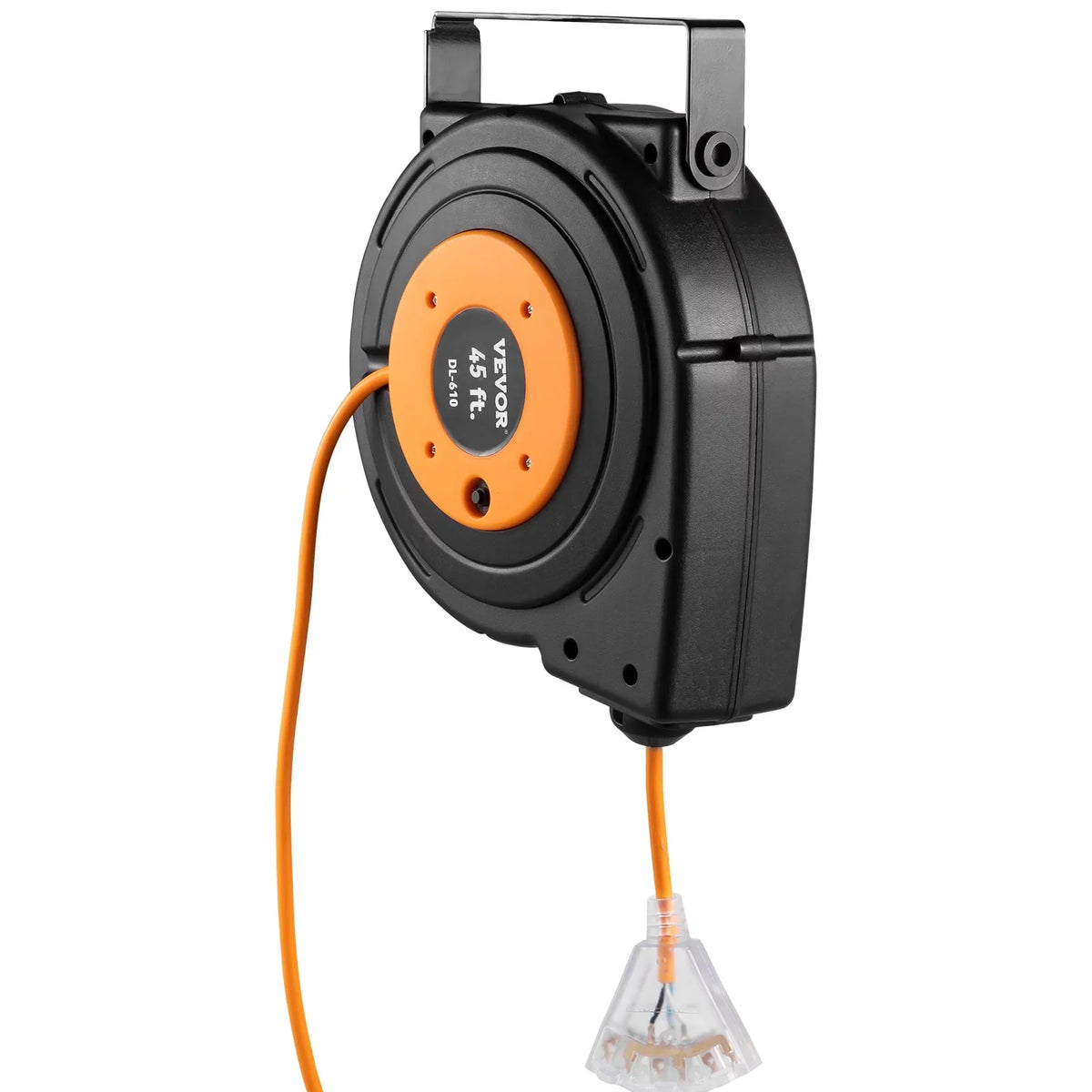 SJTOW Cord Cord BENTISM Retractable Power UL Reel 45FT 12AWG/3C Reel Extension