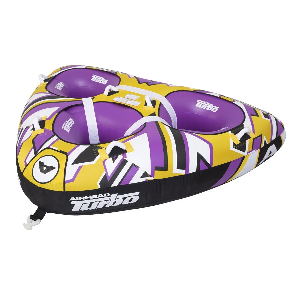 Person 81" Turbo Water 3 Tube Inner Airhead Boat 107" Blast air-filled x Towable