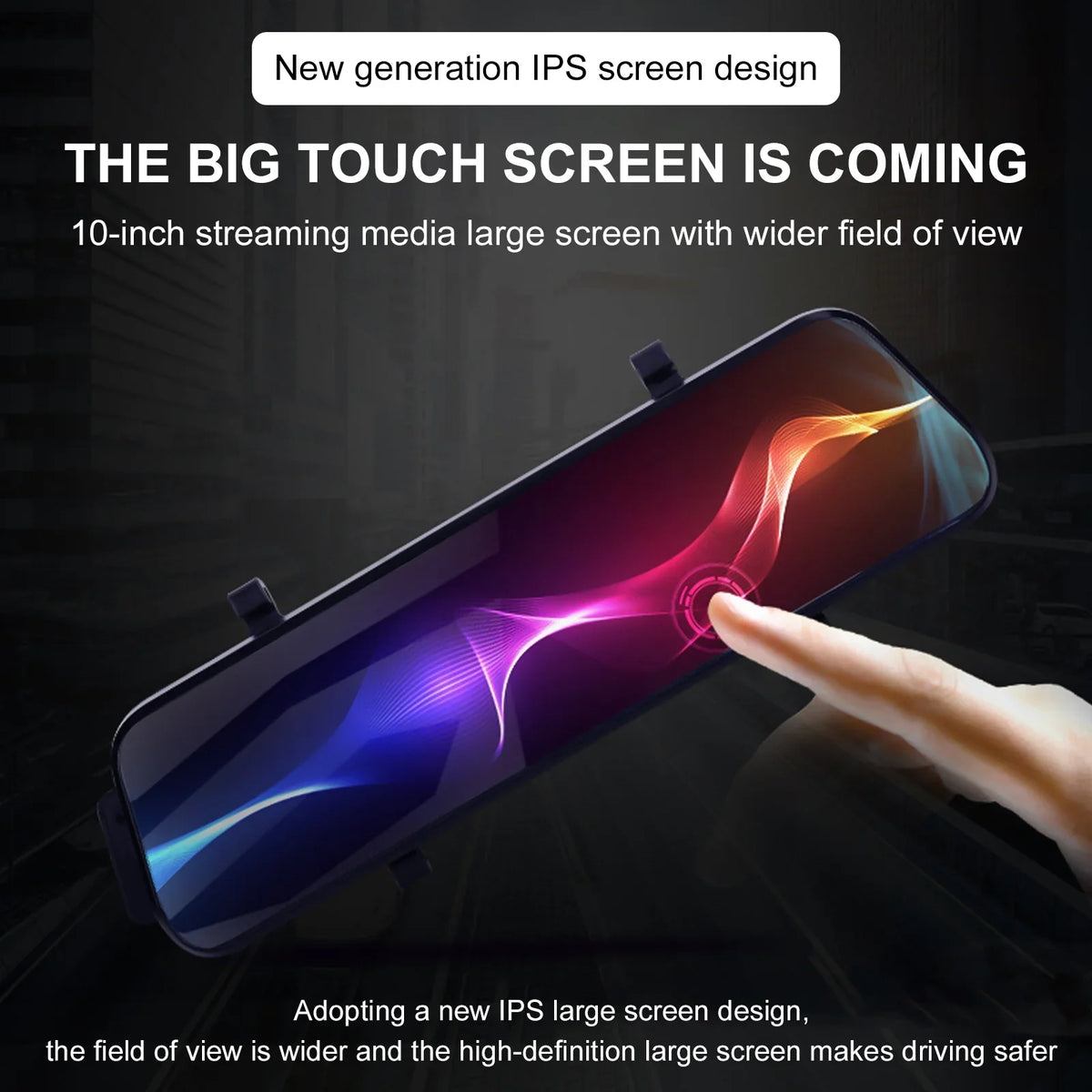 Rear, for Parking Mode Front Angle, Camera Card, 24H Vision, 10Inch Free Night 170°Wide Dash 1080P WDR, Cars, IPS Screen Cam Dash Full 32GB HD