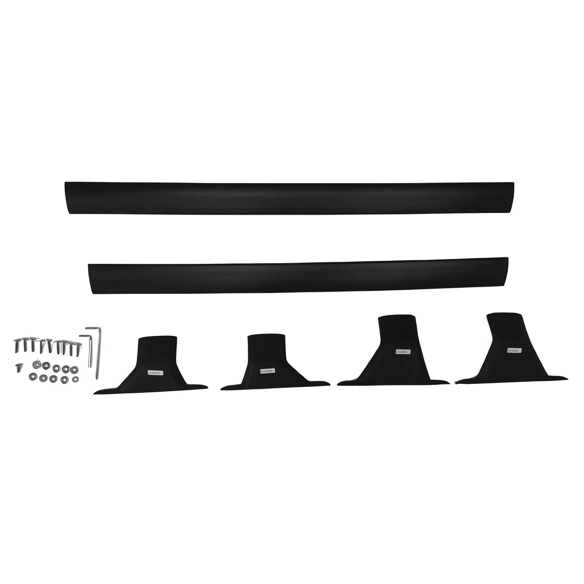 6PCS Motorsports Cross Aluminum Navigator Ikon 2018-2024 Carrier Expedition Cargo & Black Bar Ford Roof Rack Lincoln Roof Rack Compatible Top With Luggage