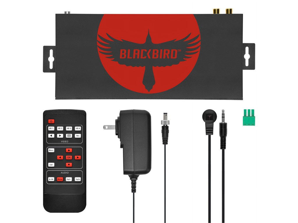 4K60 Audio 2.2 - Monoprice Video AV Blackbird 18Gbps Seamless 2.0b, HDCP Professional Switcher Extraction, Installations, for and HDMI 1.x Multiviewer video Pro-Series bandwidth UHD