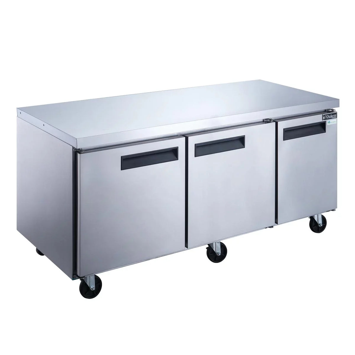 Steel Undercounter DUC72R Stainless Refrigerator Commercial in 3-Door