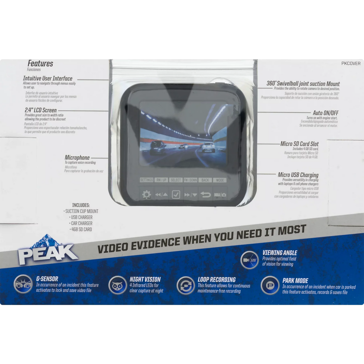 Cam, PEAK Dash CT 1.0