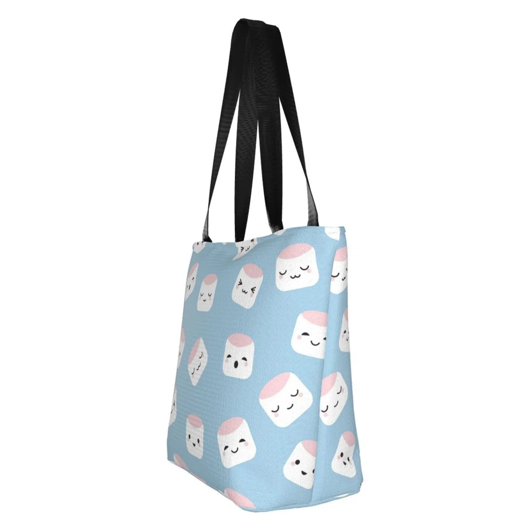 Cartoon Hobos Women'S Handbags Bag Sushi Shopping Large Bag,Shoulder Capacity Tote Lukts Bag