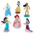 Ariel Snow Figurine pc Collection Playset Mulan Princess Piece Jasmine 6 Cinderella White Disney Pocahontas