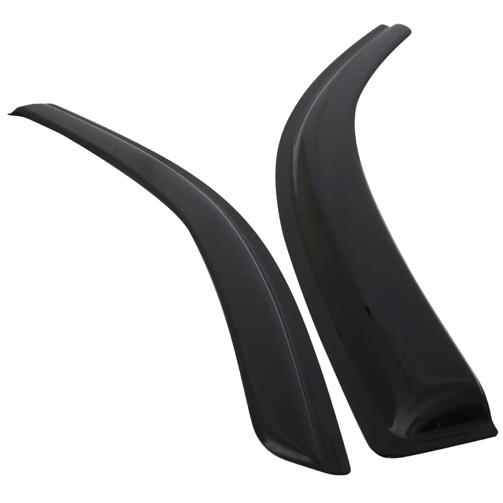 2020 2014 Guard Hatchback 2016 Mirage Visors Windshield Ikon Compatible Vent 14-23 Set 2019 Window 2015 Acrylic Deflector Rain Outside 2021 with Motorsports Mitsubishi 2018 Mount 4Pc 2017