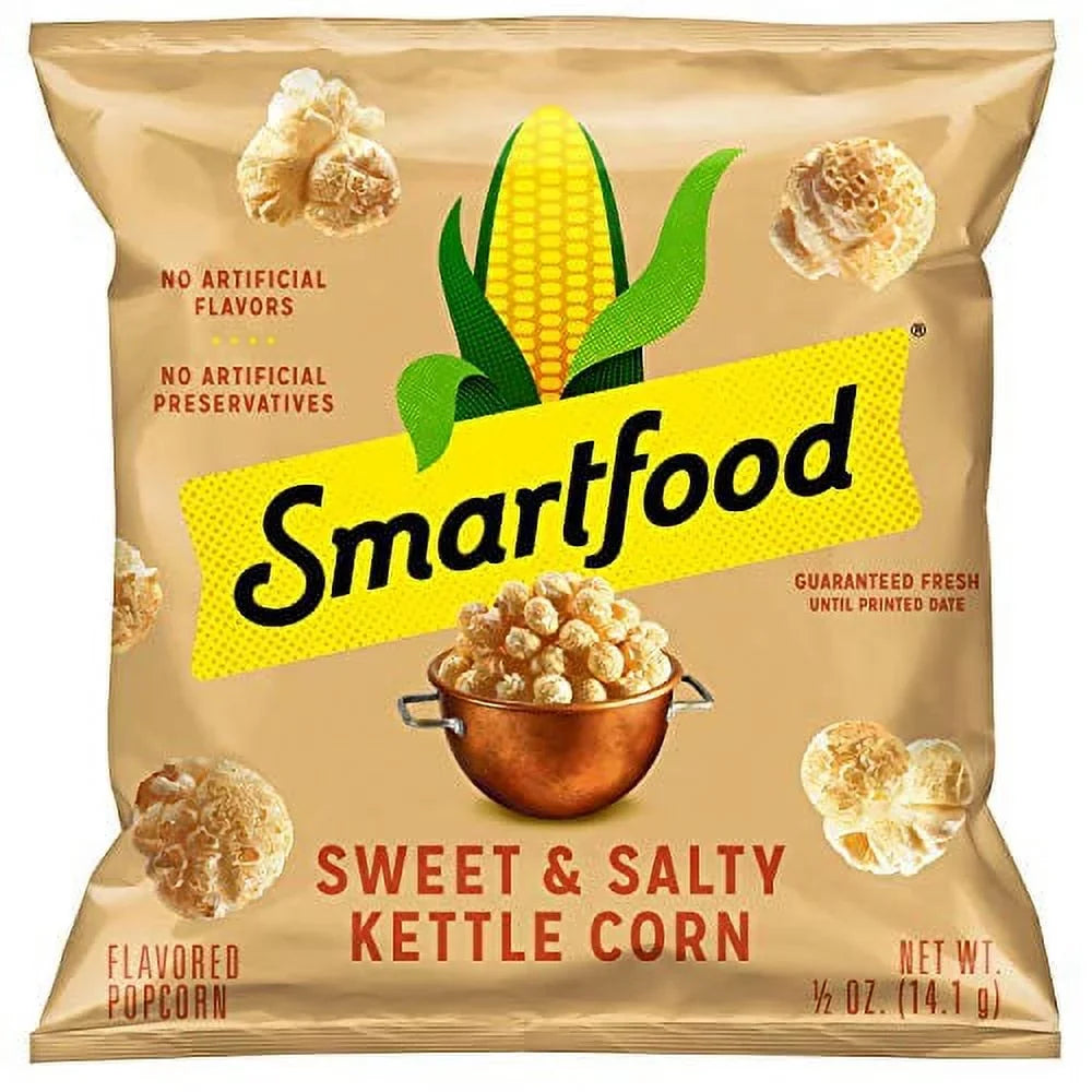 Corn Oz Bags, Kettle Single-Serve Ct) Smartfood Salty Sweet 0.5 & Popcorn, (40