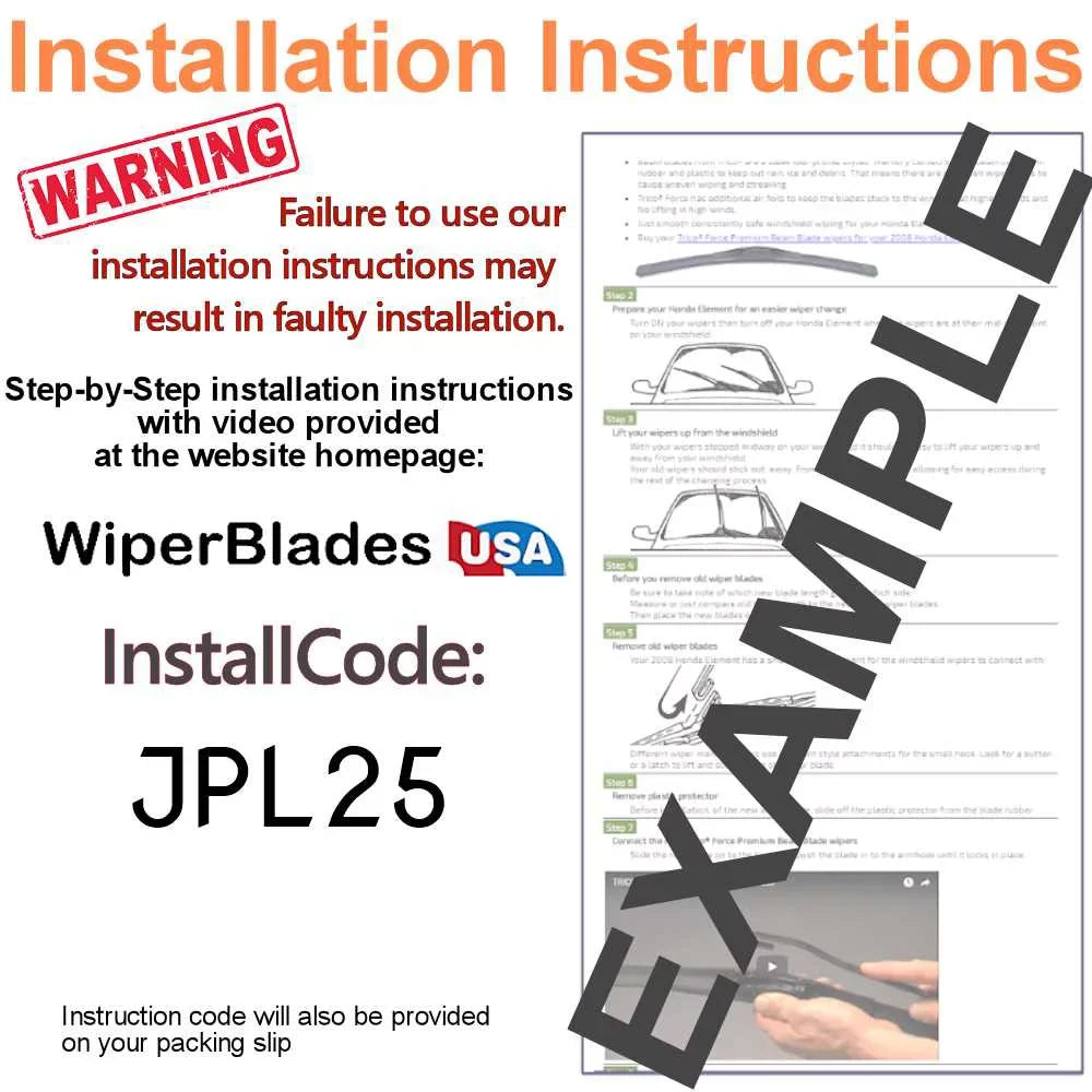 Wiper 2018 3) A4 Audi Beam of (Set Wipers w/Rear Performance