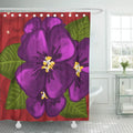 Delta Libin Sorority Dance Theta Crimson 66x72 inch Violet Red Sigma Shower Curtain