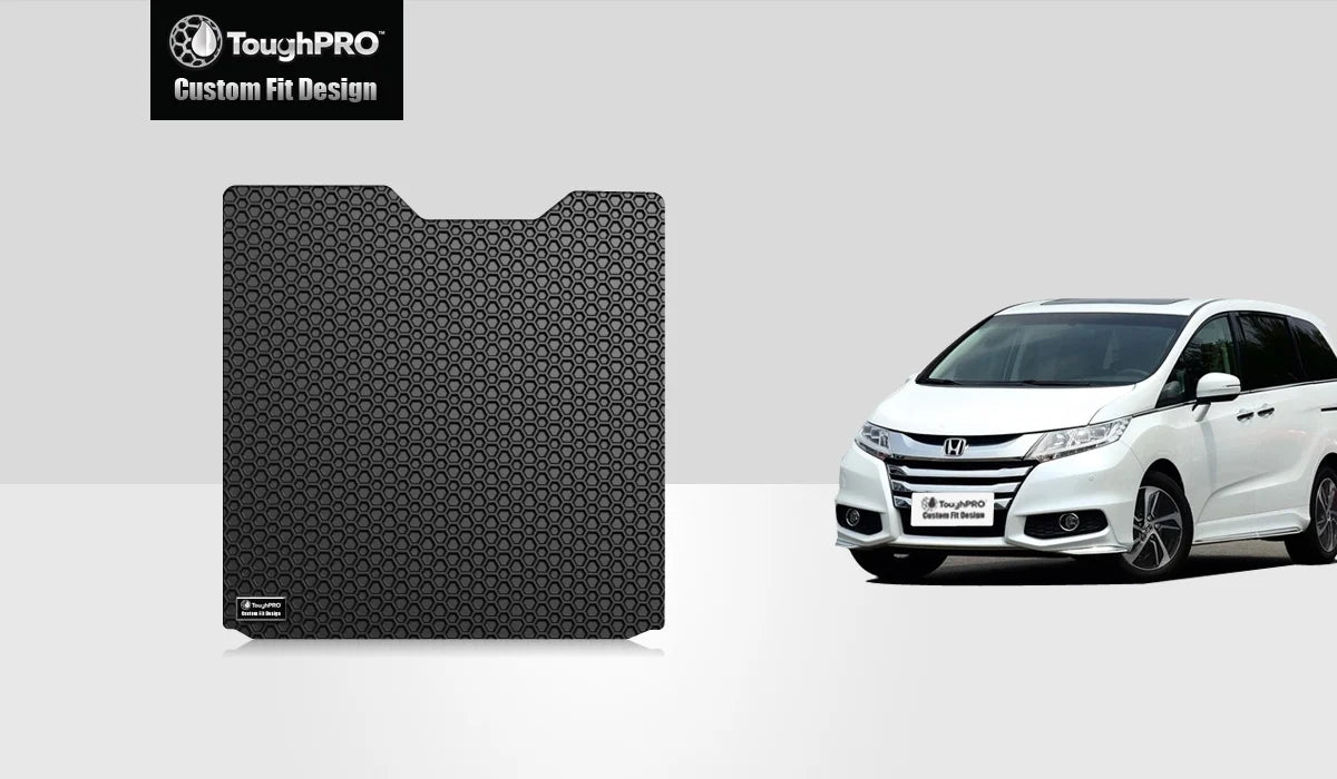 ToughPRO (Made - Compatible Mat HONDA Heavy Odyssey All Cargo Weather - with - Rubber - USA) Black Duty in 2012