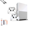 Bundle 1TB 2 New S White BOLT AXTION Kit with Like Ultra HDMI HD Cleaning Controller, Xbox One with 4K