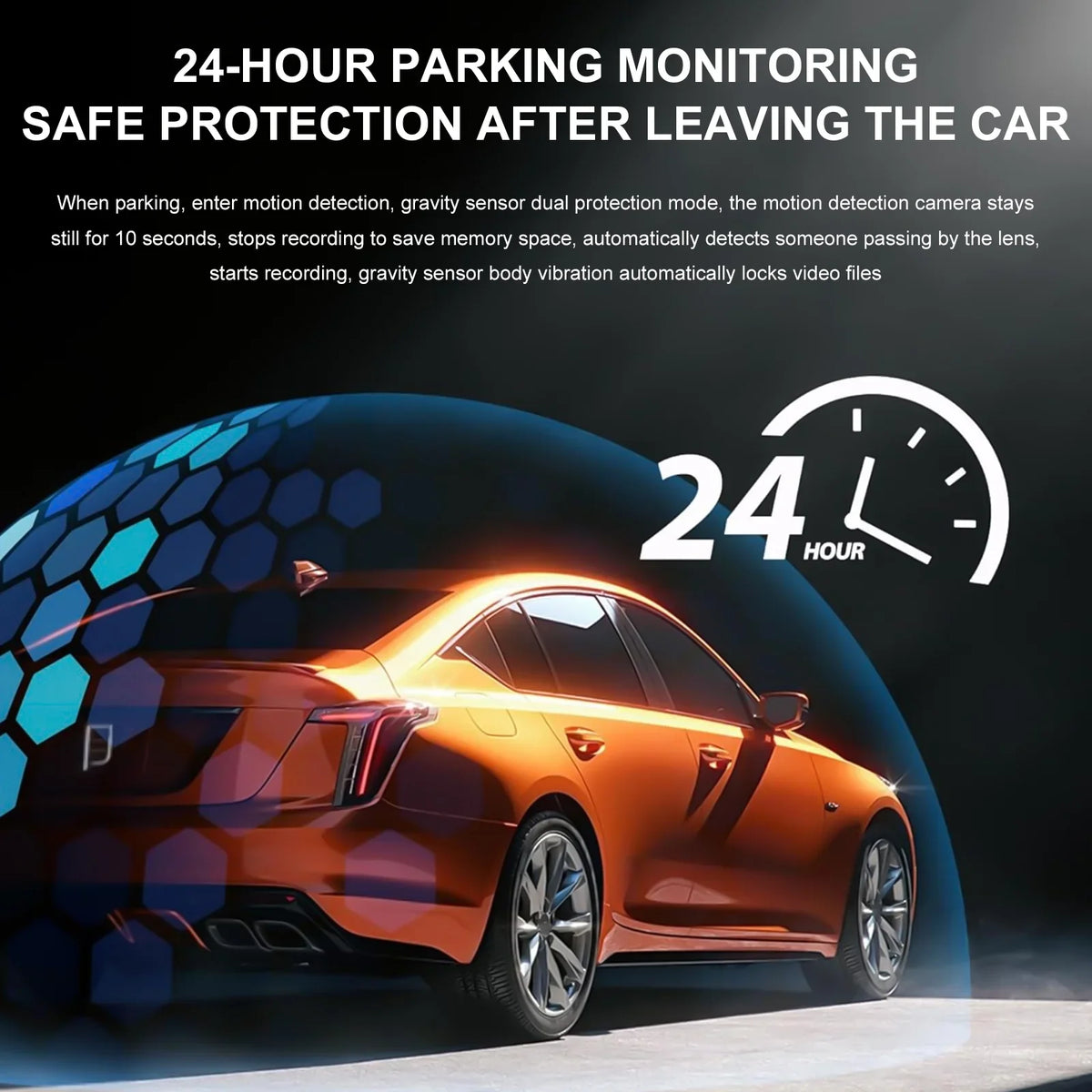 Rear, for Parking Mode Front Angle, Camera Card, 24H Vision, 10Inch Free Night 170°Wide Dash 1080P WDR, Cars, IPS Screen Cam Dash Full 32GB HD