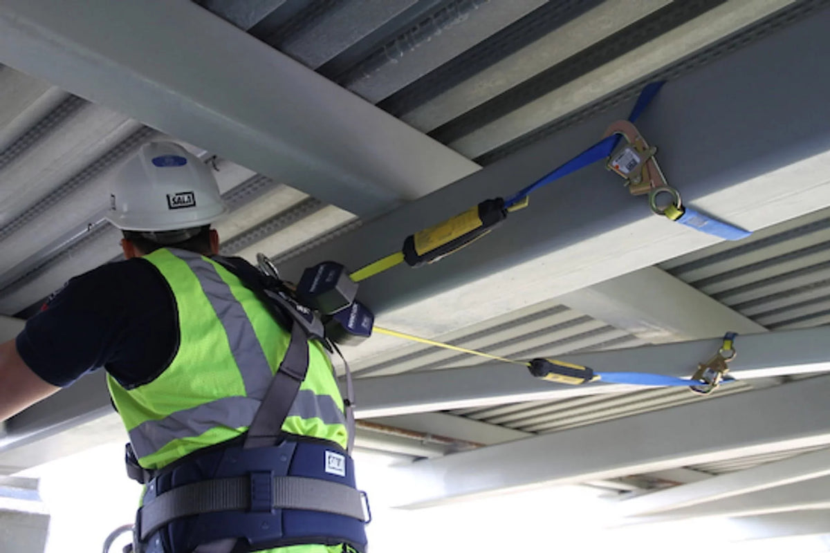 ft. Connect 3101374, Nano-Lok™ Twin-Leg Web 3M™ DBI-SALA® Lifeline, 9 Self (2.7m) Tie-Back Retracting Quick