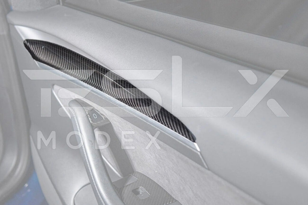 CARBON Front 2020-Up design FIBER 2020-2023 Panel Factory TESLA Door Trim Interior Replacement For design Y Pair 3 Cover & Style