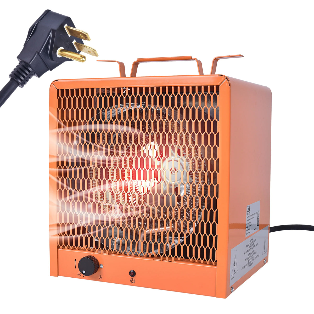 Fan Plug 240 Watt 4800 the Heater, , Phase Forced NEMA#6-30R,Industrial Aain Hz,3 Volt/60