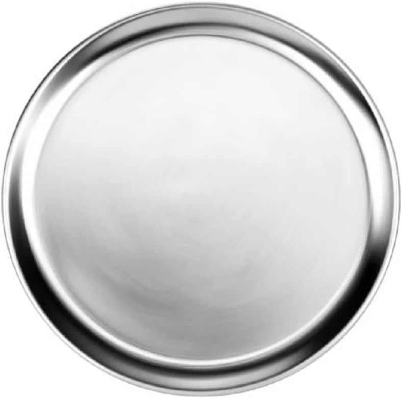 Round Pizza Bakeware TrueCraftware- Pizzeria 12” Tray Pan Home & Round Set Tray Pizza Baking Tray Wide Aluminum 3 Pan Rim- Kitchen Restaurants of Tray for Pizza Baking