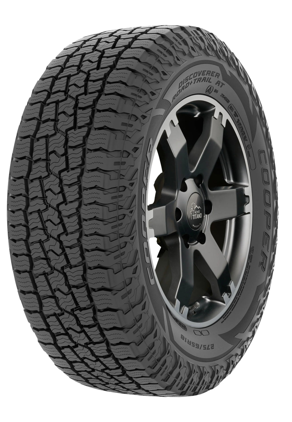 All-Terrain Road+Trail Cooper 100T 225/70R15 Discoverer AT Tire