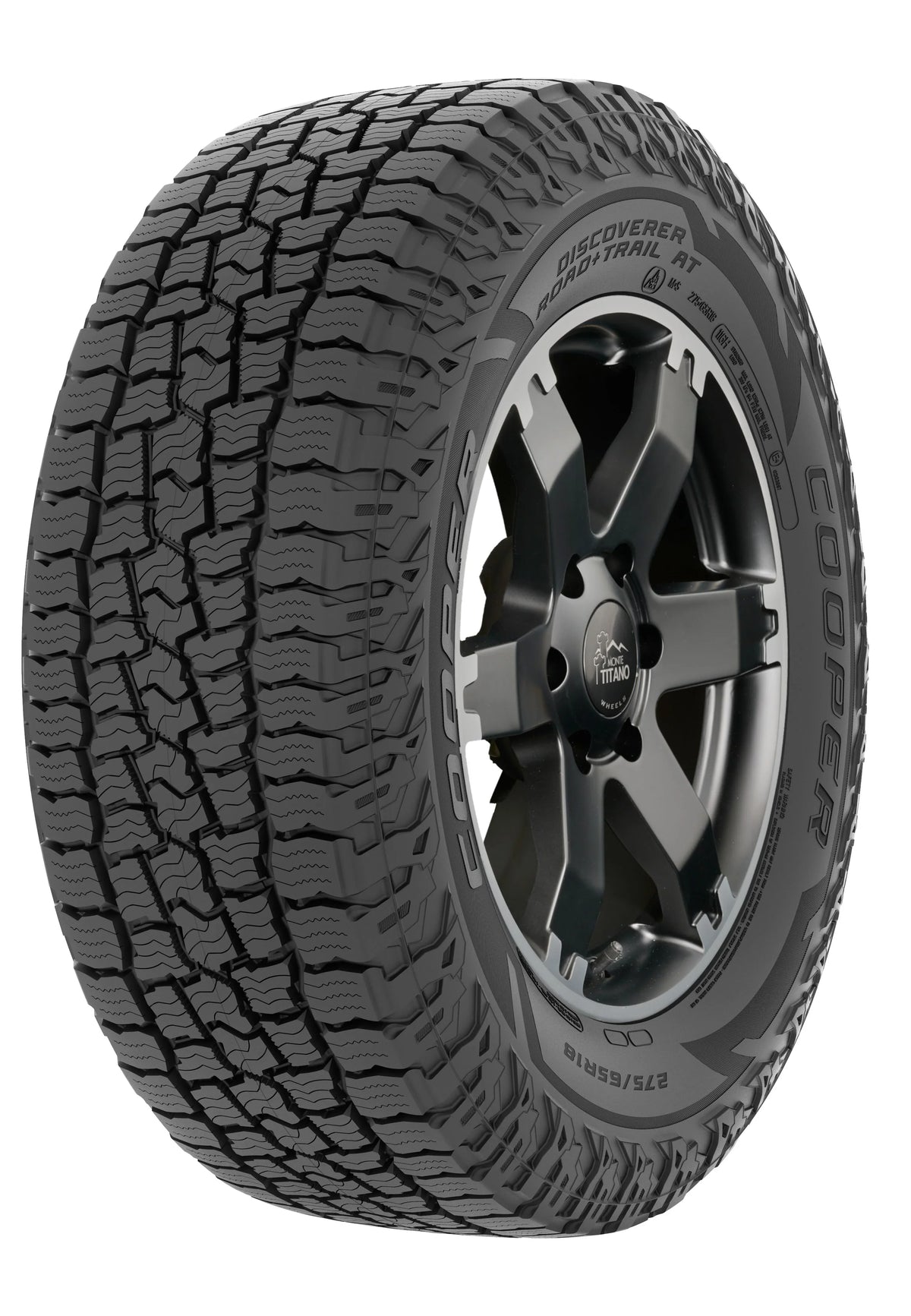 All-Terrain Road+Trail Cooper 100T 225/70R15 Discoverer AT Tire