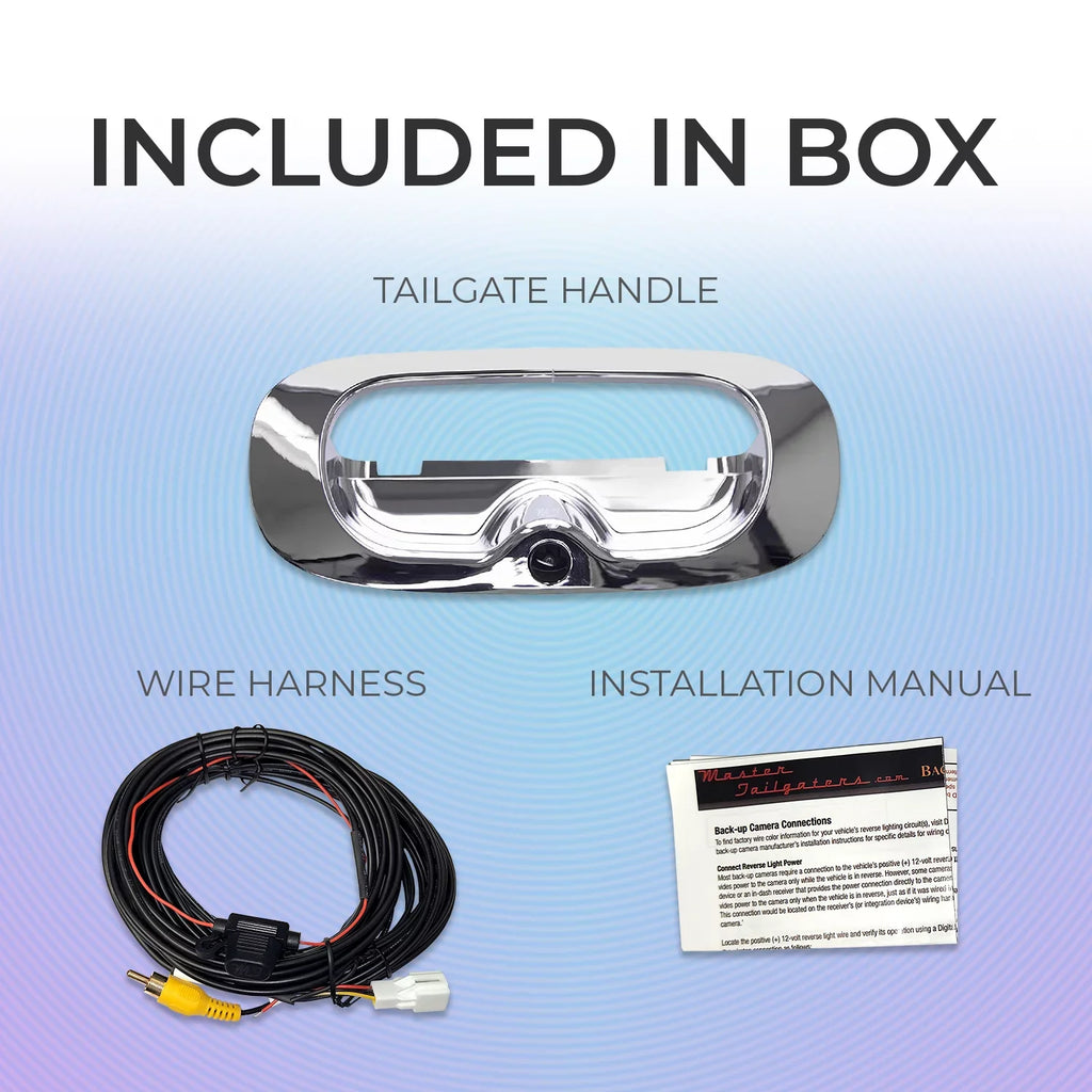 Dakota for Dodge Backup Chrome Tailgate (1997-2011) Tailgaters with Master Bezel Camera