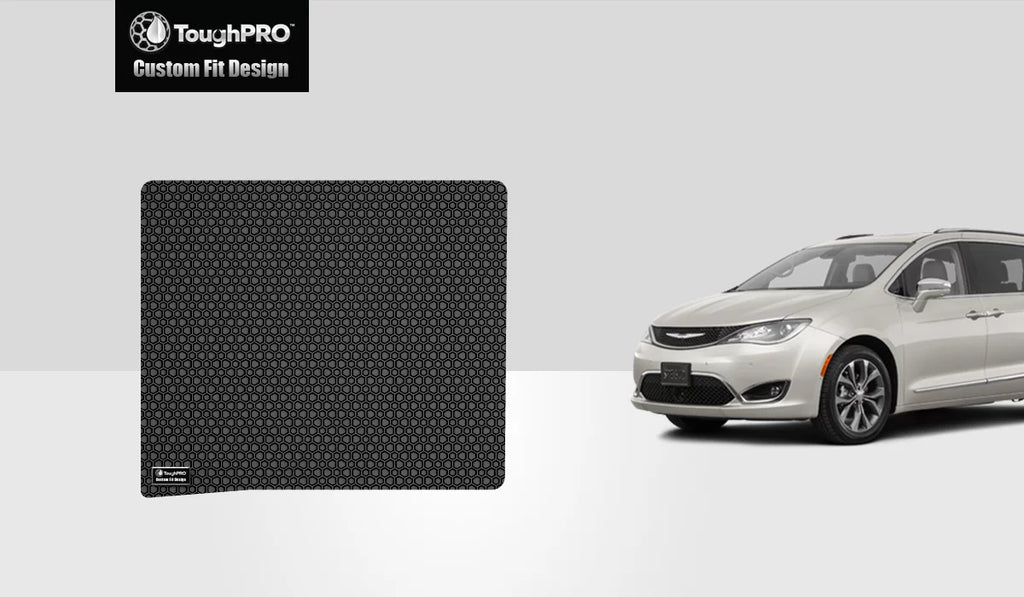 '- Rubber with Pacifica Heavy Cargo All USA) CHRYSLER Black Compatible 2019 - - in (Made - ToughPRO Weather Mat Duty