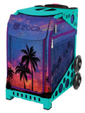 Zuca (Turquiose Wheels Life Flashing Island Sport Bag 18" - Frame) with