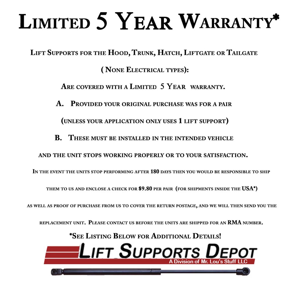 1992 Qty 1999 1989 Gas Hiace Tailgate 1990 Roof 1997 Depot 1991 High Compatible 1995 - Shock 1994 2002 2001 Toyota PM3577-a 2004 2003 1996 Lift. 1998 Lift Supports 1993 2000 2 with