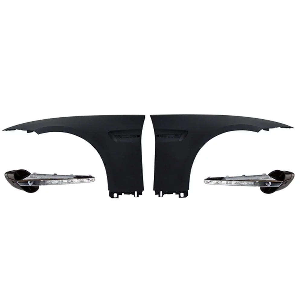 Front Fender Vent with M3 Ikon Compatible E92 Side With Motorsports 2Dr Signal LED Conversion Complete 07-13