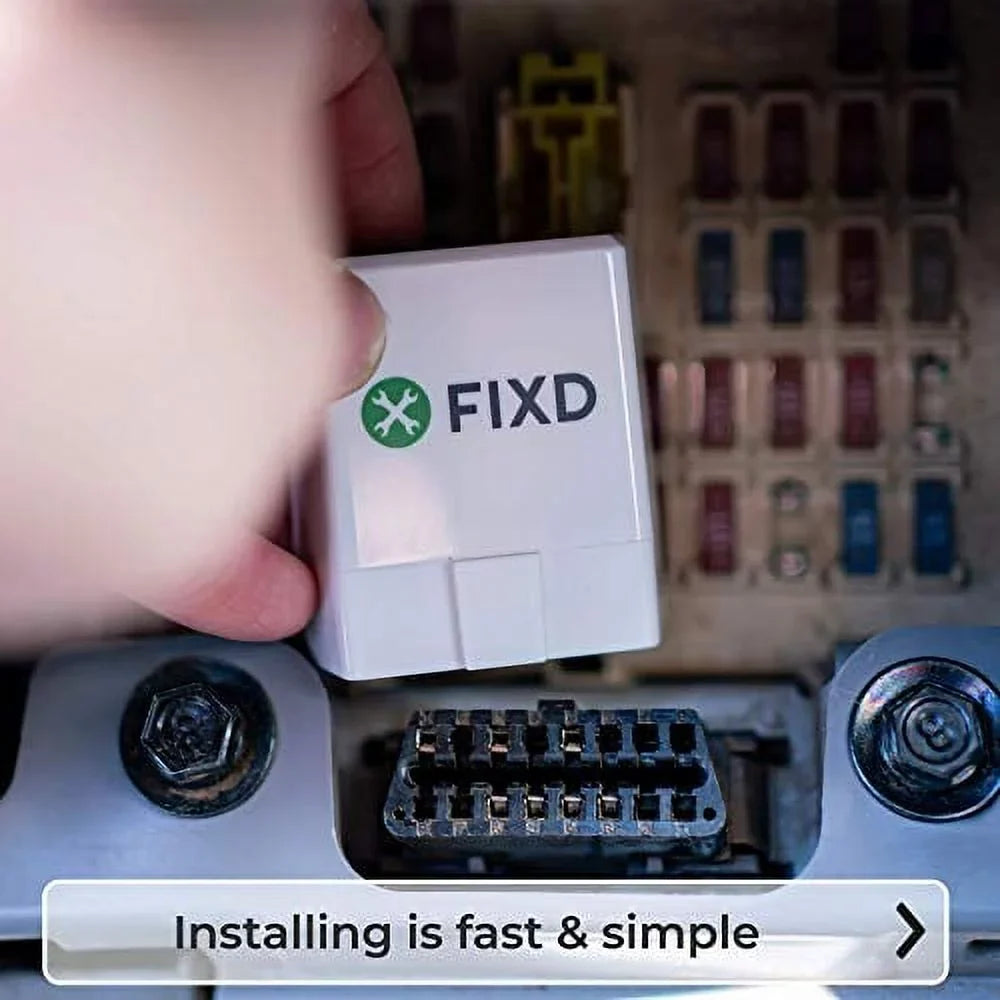 Newer Diagnostic Code Scanner OBD2 Auto Fix Bluetooth & OBD2 & Scan Vehicles - for & iPhone Wireless - Check to (3 Cars or for Engine Tools All Car FIXD Tool Car ‘96 Readers & Android Pack)