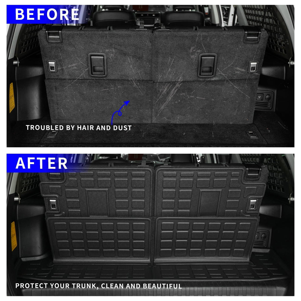 2013-2023 Mat Mats+Trunk 7 Liner 4Runner Cargo Seats Row Toyota Mats) (3rd Mat+Floor Trunk Fit Backrest