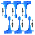 NGK Plugs Performance NISSAN Platinum Fits Compatible G35, Altima FRONTIER INFINITI SV/PRO-4X select: 6 with Spark 6 UF349 2003-2007 High Nissan 2016 and Ignition Coils