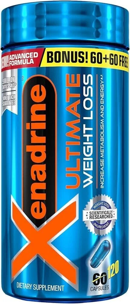 Supplement Capsules Xenadrine 120 Dietary Loss Weight Ultimate
