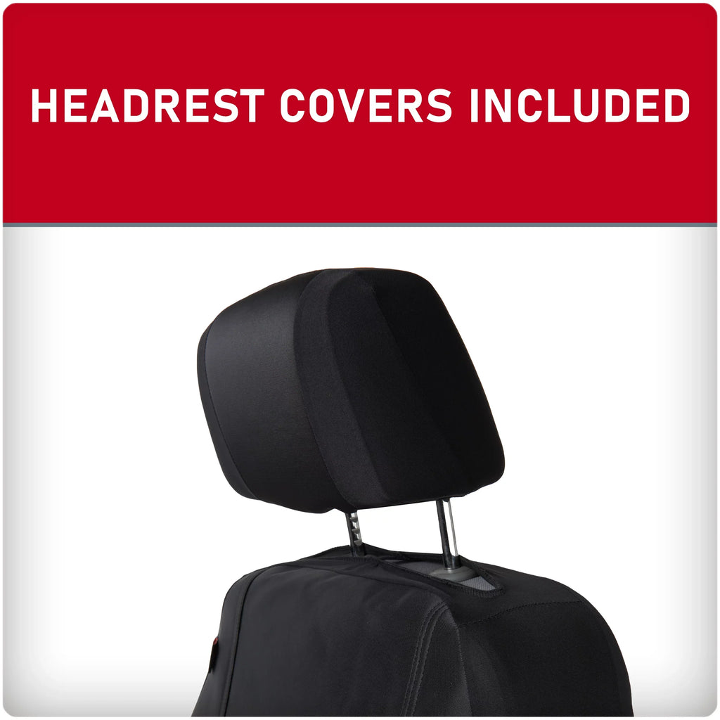 Front Dickies from Seat Car, SUV Truck, Puncture-Resistant Covers, Universal Fit 2-Piece Pets, Protect Black