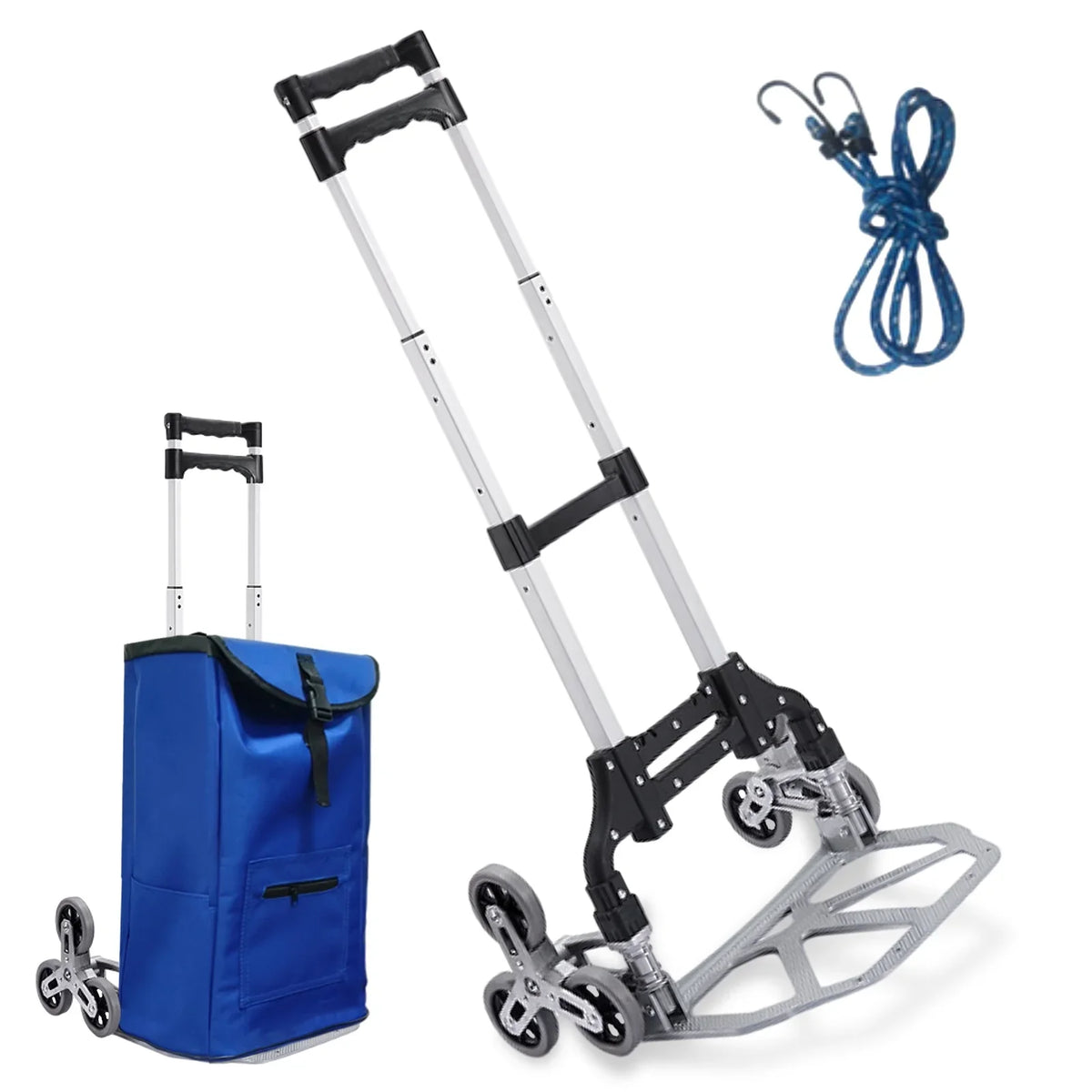 Distribution Warehouse Luggage, Truck Travel, Workplace, Shopping, For Stairs Dolly With Collapsible For Trolley Duty TOPATY | Moving Wheels Portable | Moving, Folding Heavy