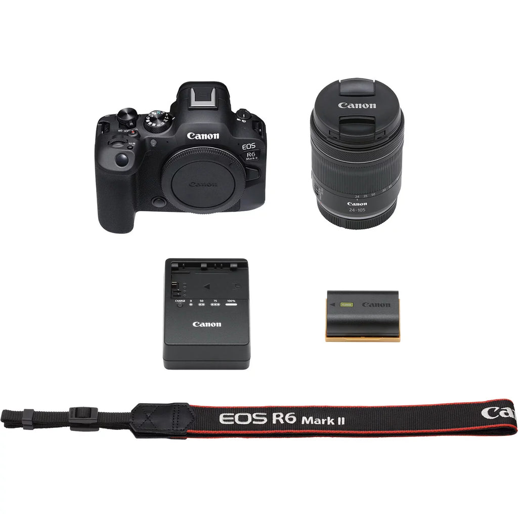 Canon and Camera EOS 5666C018 - R6 24-105mm Mark Lens f/4-7.1 Mirrorless II