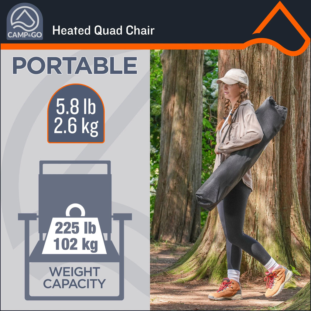Heated Deluxe chair Quad