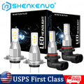 CX-7 9005 Headlight Low Beam 2007-2010 2011 2012 Combo Mazda H7 Kit High LED For