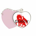 Animal Purse Dragon Myth Winged Mirror Travel Pink East Heart Makeup West