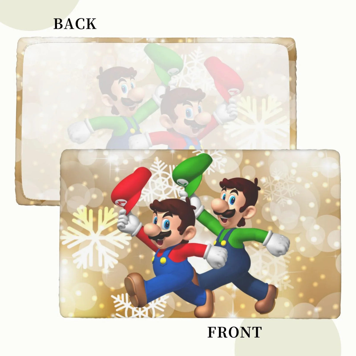 Cover Mario For Table Elastic Tablecloth Edged Dining Rectangle Fitted 2.5X4ft Bros Kitchen Reusable Party Luigi's Mansion