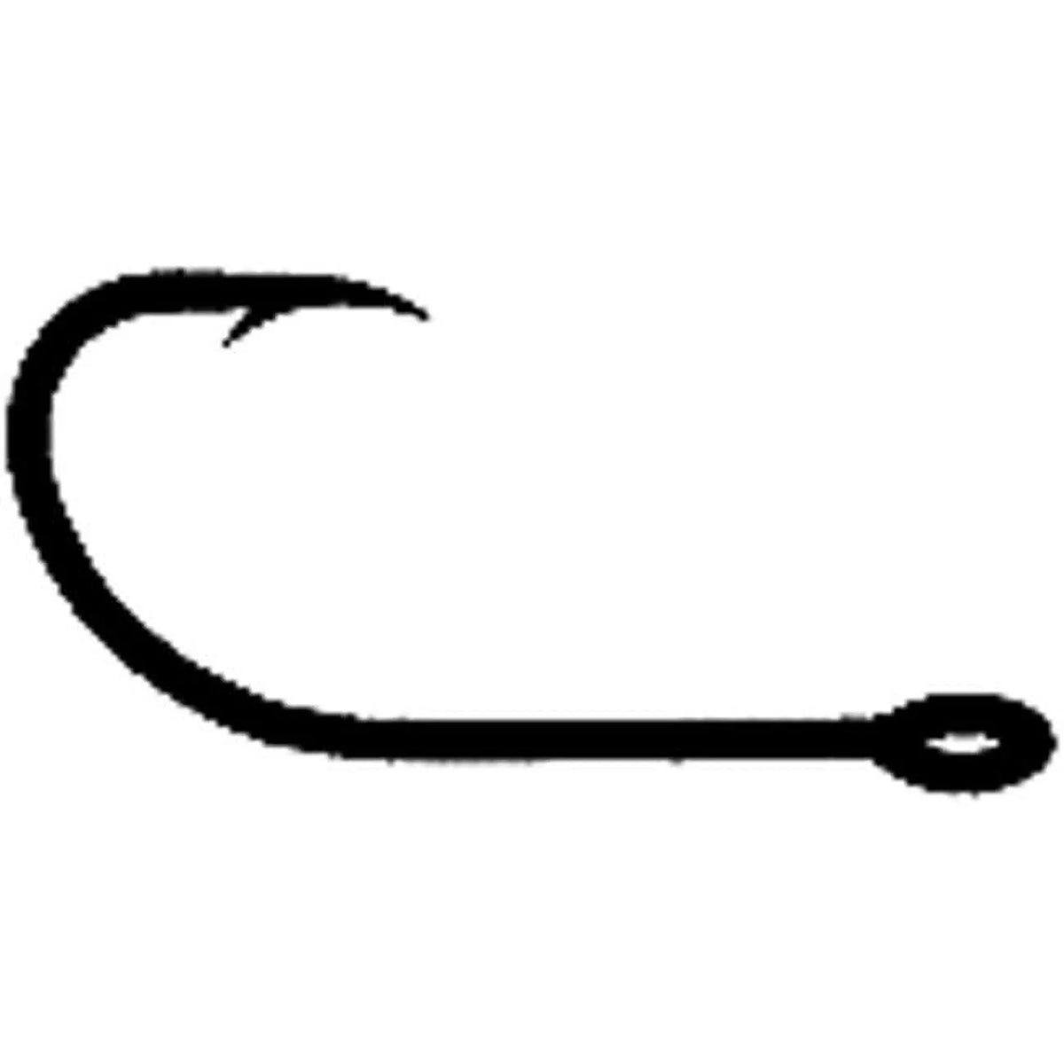 '- Hooks Size 10 0 Pack Plain Eye by Ringed 84-10-0 Eagle - 100 Bronze of Shank Claw